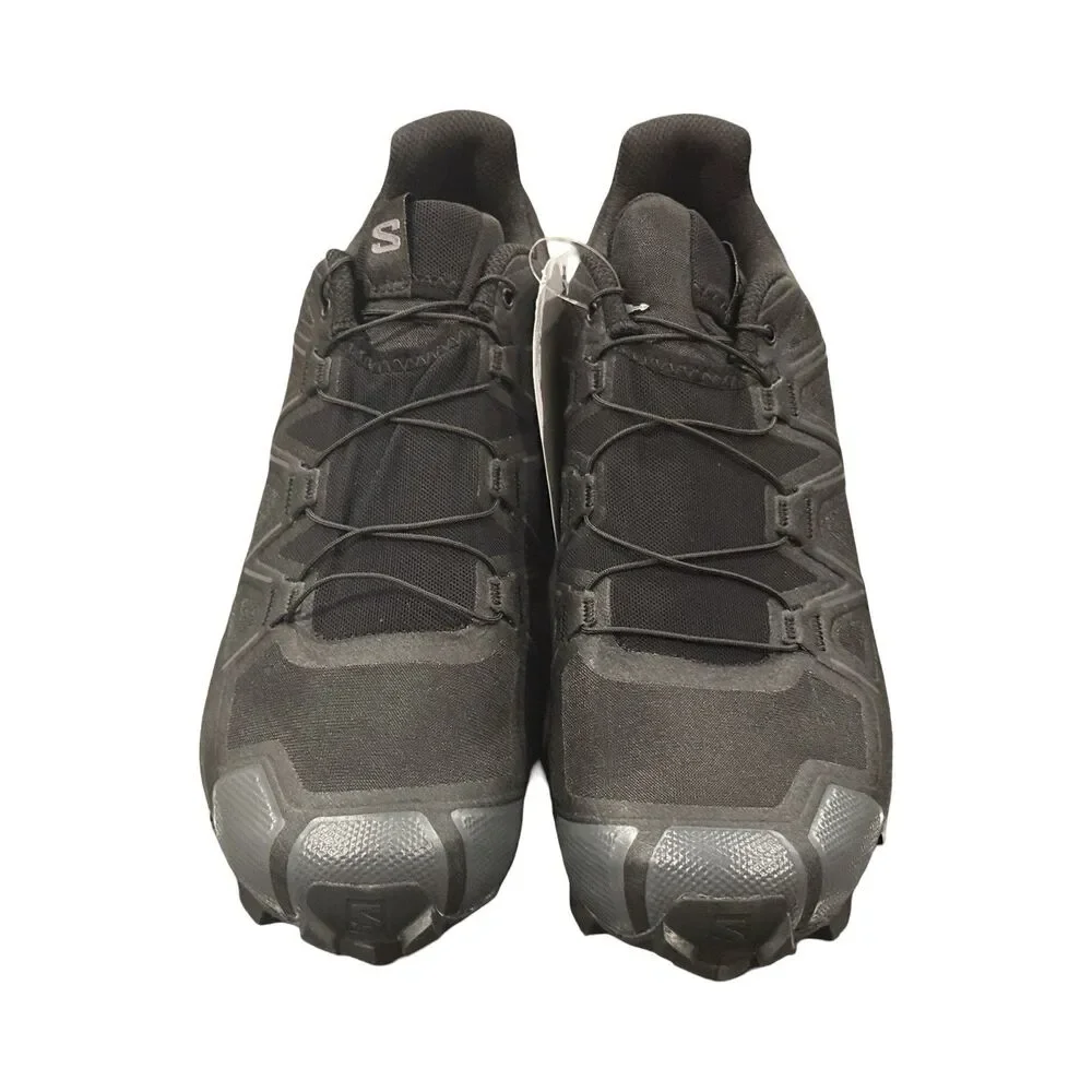 Size 10 Salomon SpeedCross 5 Black Trail Mens Running Shoes 475678